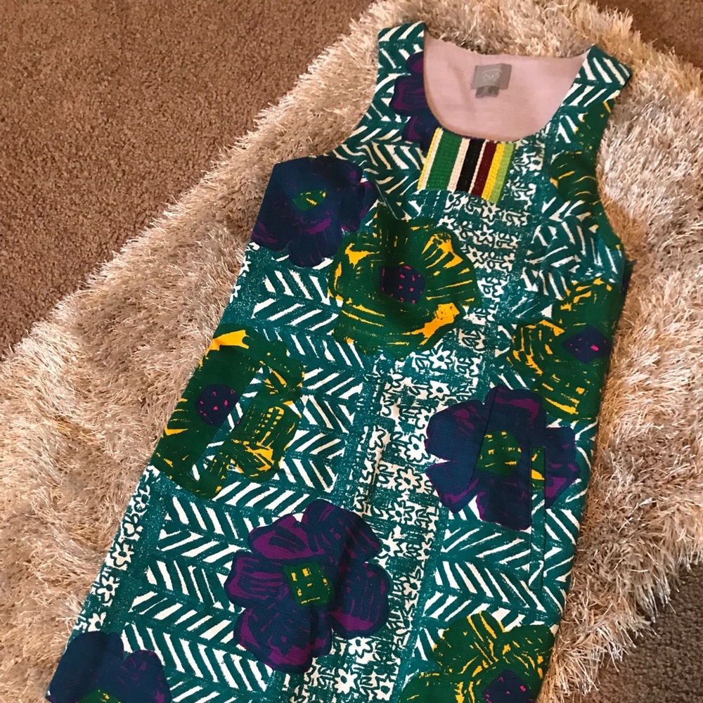 Colorful Anthropologie Dress NWOT